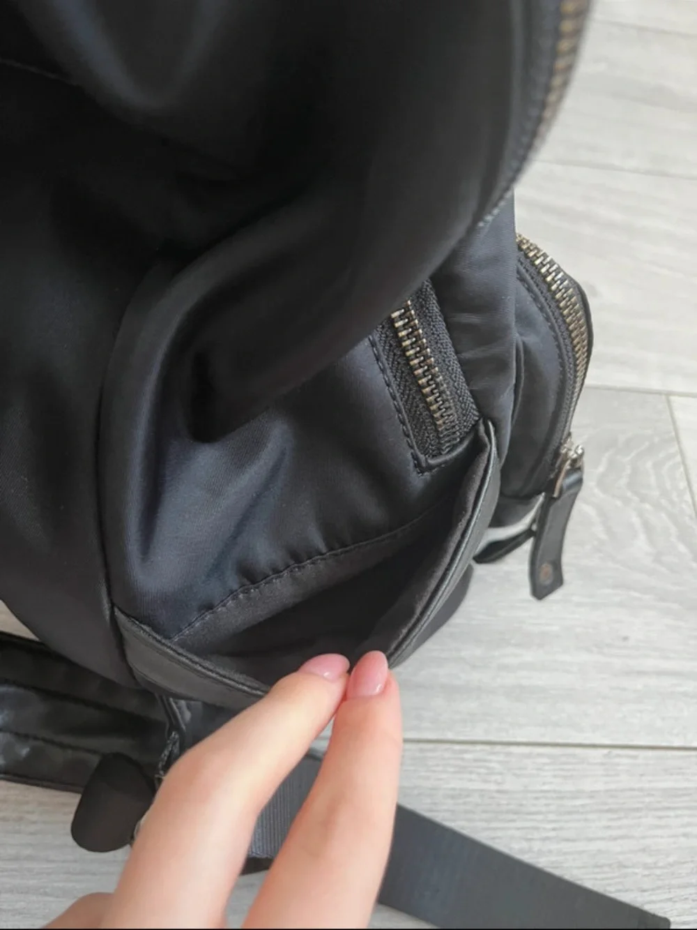 VLTN Black Men's Backpack